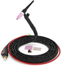 YESWELDER TIG Torch, TIG Welding Torch WP-17V 13 ft 150A 35-50mm² Air
