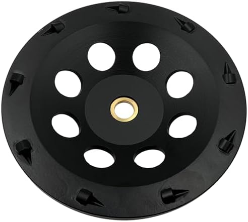 7" PCD Grinding Wheel for Epoxy, Glue, Mastic Removal, 9 Segments