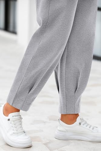 CFLONGE Womens Ankle Work Pants Trousers Casual Slacks