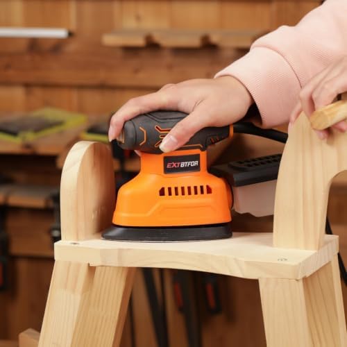 Detail Sander,14000OPM Dust Collector, 130W Sander 20Pcs Sandpaper