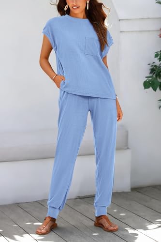 BTFBM 2 Piece Sets For Women Summer Lounge Set Airport Outfits Tracksuit