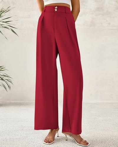 BTFBM Wide Leg Dress Pants Women Business Casual Outfits