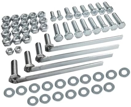 7192 Snow Plow Mount Bolt Kit Compatible with 11-19 Chevy/GM 2500 3500,41489 Fisher Minute Mount