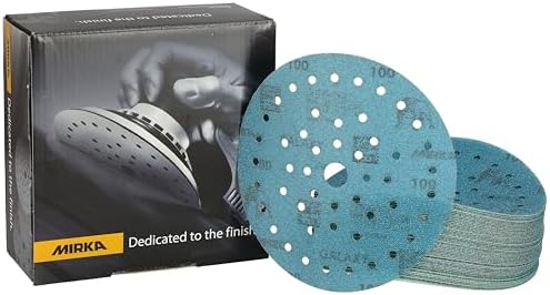 Mirka Galaxy Multifit Sandpaper 6 inch Grit 100 50 Discs