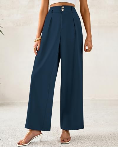 BTFBM Wide Leg Dress Pants Women Business Casual Outfits