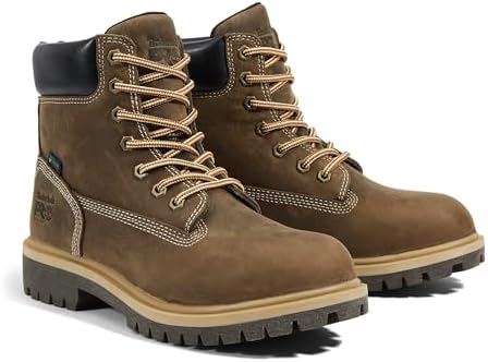 Timberland PRO Women’s Direct Attach 6 Inch Steel Safety Toe Insulated Waterproof Industrial Work Boot