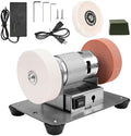 Mini Bench Grinder 3 Wheels, Benchtop Polisher Buffer for Jewelry