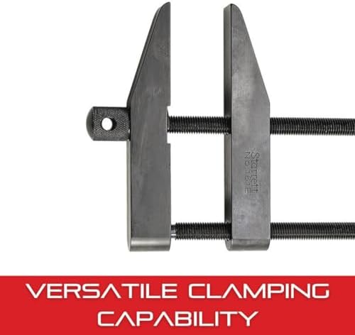 Starrett Toolmakers Parallel Clamp - Ideal for Holding Work in Tapping and Drilling - 3-1/2" Capacity, 2-1/4" Throat Depth, Hardened Steel, Nice Finish - 161E
