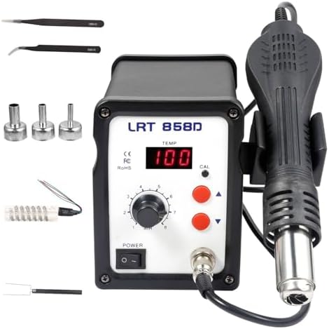 LRT 858D 700W Digital Hot Air Rework Station for PCB IC SMD Repair