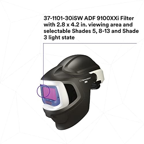 3M Adflo Powered Air Purifying Respirator HE System w 3M Speedglas Welding Helmet 9100 MP, 37-1101-30iSW