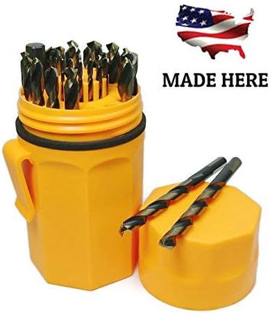 Norseman Super Premium Magnum 29 Piece Drill Bit Set - Orange Ultradex - 46962-135 Degree Split Point - Round Shank With Three Flats