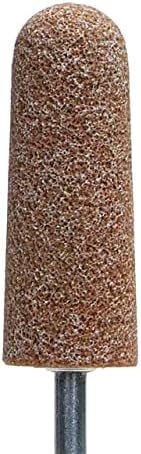 Norton 61463624377 1x2-3/4x1/4 in. Gemini 38A AO Vitrified Bond Mounted Points, Type A3, 36 Grit, 5 Pack