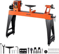 VEVOR Woodworking Lathe, 1.5 HP, Wood Lathe Machine with 150 to 3200 RPM Variable Speed, 16 x 40 in Workbench, Brushless DC Motor, Cast Iron Body, Tool Rest, for Medium to Large Projects Woodworking