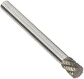 Drill America SN-81 Carbide Burr/Rotary File Inverted Cone Double Cut for Die Grinder 3/16" Dia. x 1/4" Cut Length with 3/16" Shank and 2" Overall Length, DUL Series