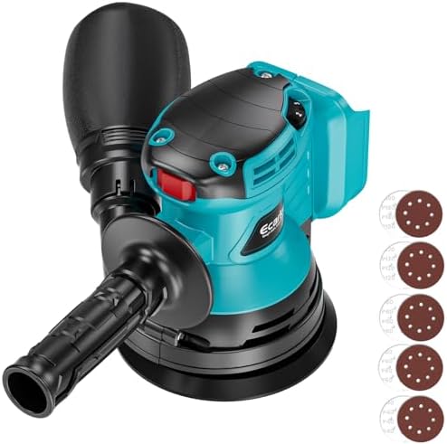 Ecarke Cordless Random Orbital Sander Compatible With Makita Battery