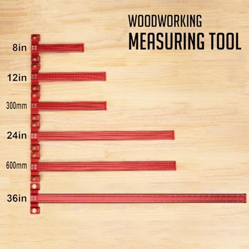 Precision Woodworking T Square 8inch, Reference Square for Layout & Setup