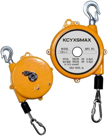 Retractable Spring Balancer, SelfLocking Ratchet Device with 3-m Wire Rope (ZW 3-5)