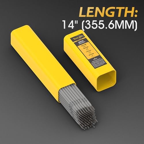 TOOLIOM E6011 Welding Rod Carbon Steel Stick Electrodes, 1/8" 5LB
