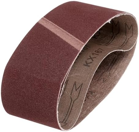 HARFINGTON 3 x 21 Inch Sanding Belts, 2 Pcs 150 Grits Aluminum Oxide