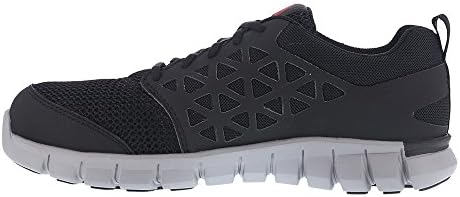 Reebok Men's Rb4041 Sublite Cushion Safety Toe Athletic Work Shoe Black