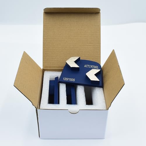 Diamond Two Arrow Segments Metal Bond Tooling for Lavina Floor Grinder (Pack of 3)