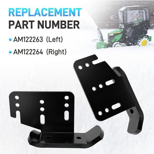 2PCS Snowblower Skid Shoes for 42" 44" 47" 54" Snow Blower Thrower