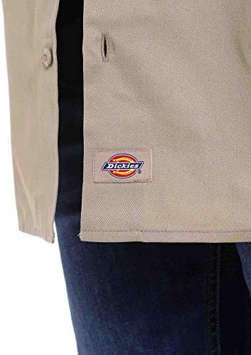 Dickies Men’s Short Sleeve Work Shirt – Durable Twill Button Down Shirts for Men, Lightweight Uniform for Daily Wear