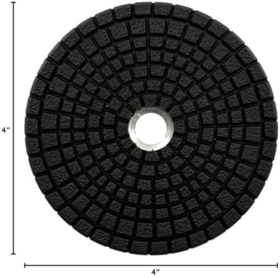4" Hybrid Cup Wheels for Porcelain and Glass, Wet Only, #100 Grit