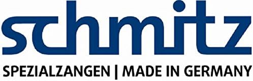 Needle Nose Pliers 8'' - schmitz 4911HS22 - straight, very long and strong, smooth jaws - ESD Dissipative - Hightech tool for professionals - Made in Germany - Solingen