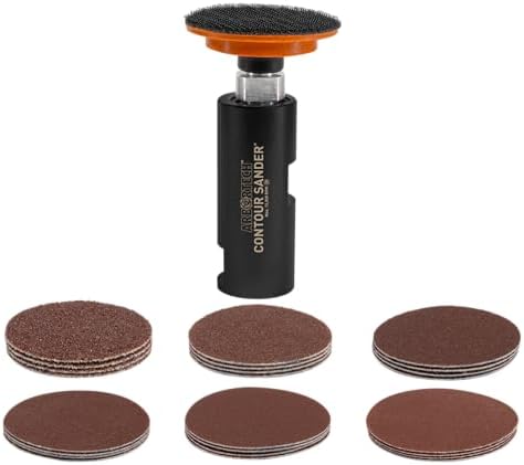 ARBORTECH Contour Sander | Ø 50 mm Mini Random Orbit Sander Attachment for Angle Grinder | SAN.FG.210.20