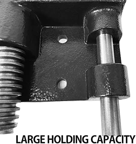 HFS(R) Woodworking Bench Vise, Heavy Duty Front Screw Vise for Workbench Chrome plating Leg Vise Hardware Woodworking (7IN)