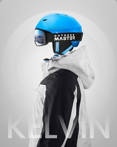 OutdoorMaster Kelvin Ski Helmet - Snowboard Helmet for Men, Women & Youth