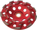 5" Diamond Grind Wheel S Seg Concrete/Coating 7/8"-5/8" Non-Threaded Arbor