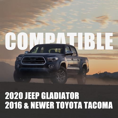 Truck Bed Clamps for 2016-On Tacoma/2020 Jeep Gladiator, 6-Pack | For listed 2016-on Tacoma and 2020 Gladiator bed rail systems; verify the rail style before ordering