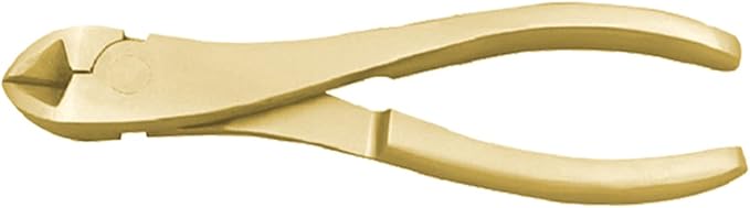 WEDO Diagonal Cutting Pliers, Side-cutting Pliers, Side Cutter, Length 150mm, Length 6 inch, Aluminum Bronze, Non-Sparking, DIN Standard, BAM & FM Certificate