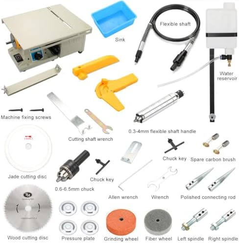 Mini Table Saw Rock, Lapidary Equipment Jewelry Polishing Grinding Machine
