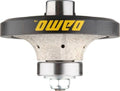 DAMO B20 3/4 inch Demi Bullnose & Half Bullnose Diamond Hand Profile Wheel, Hand Profiler, Coarse Grit Router Bit, 5/8-11 Thread, for Granite, Concrete, Marble, and Countertop Edge