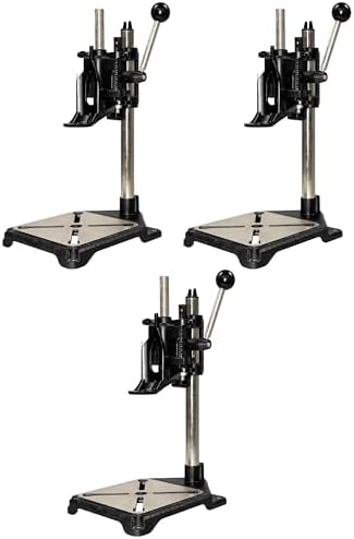 Milescraft 1097 ToolStand - Variable Speed Drill Press Stand (compatible with Dremel). Rotary Tool Not Included, Black Large (Pack of 3)