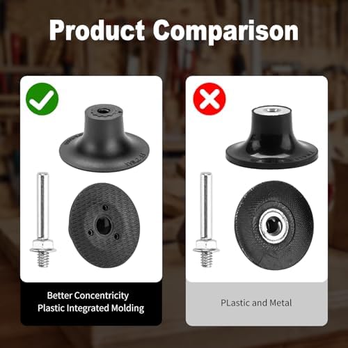 HOMO FABER 50Pcs Die Grinder Sanding Discs, 2 Inch Flap Discs Roll Lock