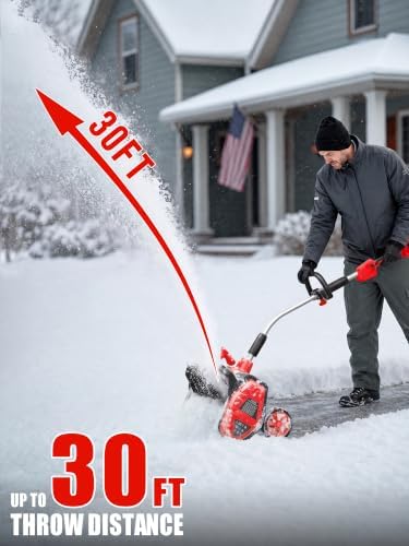 18" Cordless Snow Shovel Compatible with Milwaukee M18 Battery (Bare Tool)