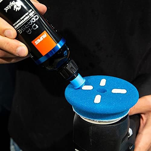 RUPES LHR75E Mini Car Accessories for Car Detailing, Orbital Cleaner, Car Cleaning Tool for Wash with Mini Polisher, Compound & Towels, Foam & Wool Pad (Spot Repair Kit)