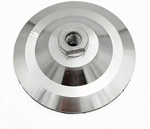 SHDIATOOL 5 Inch Backer Pad or Backing pad of Aluminum Body with 5/8-Inch-11 Thread for Diamond Pads
