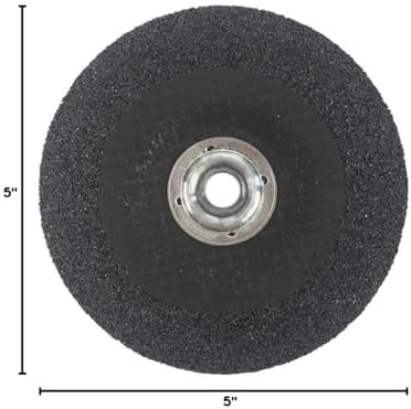 Mercer Industries 622090 - 5" x 1/4" x 5/8"-11 ZSPEED Zirconia Type 27 Grinding Wheels for Stainless Steel (20 pack)