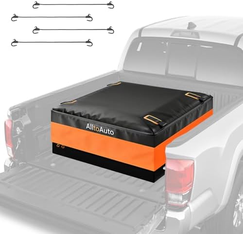 26 Cubic Feet Truck Bed Cargo Bag, Waterproof with Heavy Duty PVC