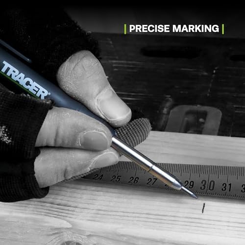 Tracer 2.8mm Carpenters Pencil - Deep Hole Construction Pencil with Holster