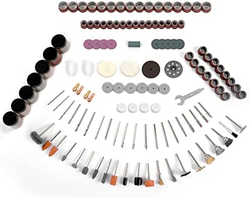 PHALANX Rotary Tool Accessory Kit, 420 Pcs Accessories Kit, 1/8"(3.2mm) Diameter Shanks, Universal Fitment All Rotary Tool for Easy Cutting, Sanding, Grinding, Sharpening, Engraving, Carving- PRA420…