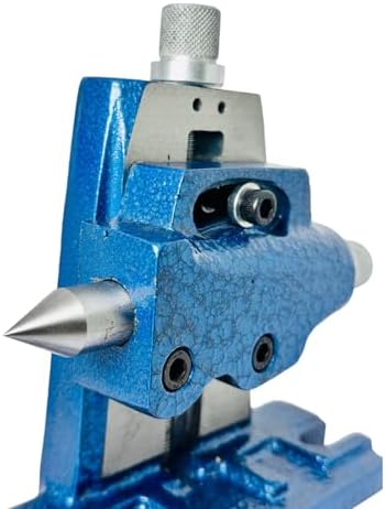 Universal Tailstock Adjustable/Swiveling For Rotary Table on Milling Machine, Center Height - 45-80MM, Dividing Head | Durable Tool, Horizontal Design for Engineers, Clamping Screw