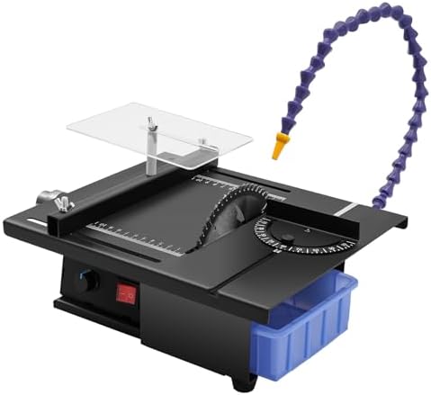 Rock Saw for Cutting Rocks, 1850w Jewelry Polisher Grinder, Adjustable 0-10000rpm Lapidary saw with Cooling System Cold-Rolled Steel Construction for Gem, Jade, Woodworking
