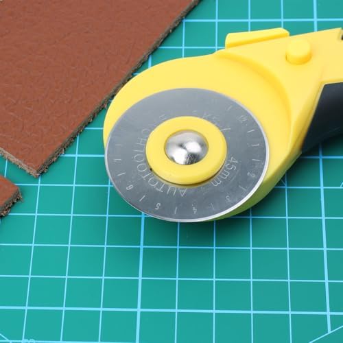 45mm Rotary Cutter Blades 50 Pack Replacement for Fabric & Craft