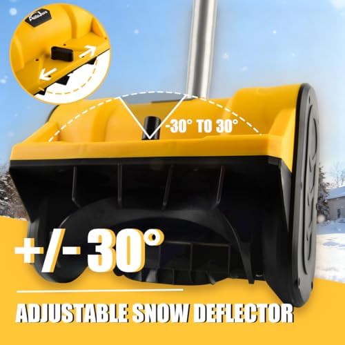 Cordless Snow Shovel Compatible with Dewalt 20V Battery Tool Only
